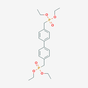 molecular formula C22H32O6P2 B101805 四乙基([1,1'-联苯]-4,4'-二基亚甲基)双(膦酸盐) CAS No. 17919-34-5