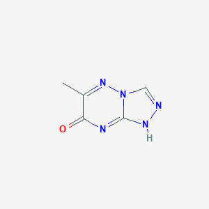 molecular formula C5H5N5O B101808 6-methyl[1,2,4]triazolo[4,3-b][1,2,4]triazin-7(8H)-one CAS No. 19542-10-0
