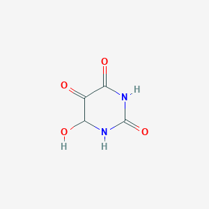molecular formula C4H4N2O4 B101809 6-Hydroxy-1,3-diazinane-2,4,5-trione CAS No. 19186-12-0