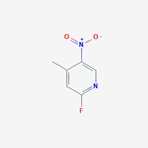 molecular formula C6H5FN2O2 B101823 2-Fluoro-4-methyl-5-nitropyridine CAS No. 19346-47-5