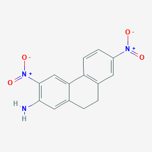 3,7-Dinitro-9,10-dihydrophenanthren-2-amine