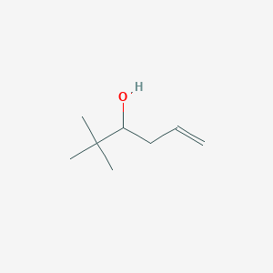 molecular formula C8H16O B101860 2,2-二甲基-5-己烯-3-醇 CAS No. 19550-89-1