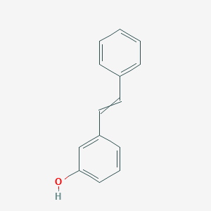 molecular formula C14H12O B101868 3-(2-Phenylethenyl)phenol CAS No. 17861-18-6