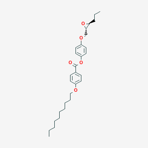 molecular formula C29H40O5 B010187 4-[(S,S)-2,3-Epoxyhexyloxy]phenyl 4-(decyloxy)benzoate CAS No. 107133-34-6