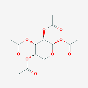 molecular formula C13H18O9 B101884 1-O,2-O,3-O,4-O-Tetraacetyl-alpha-L-arabinopyranose CAS No. 17080-99-8