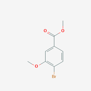 molecular formula C9H9BrO3 B101895 Methyl 4-bromo-3-methoxybenzoate CAS No. 17100-63-9