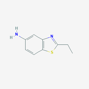 molecular formula C9H10N2S B101906 2-Ethylbenzo[d]thiazol-5-amine CAS No. 18020-51-4