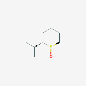 molecular formula C8H16OS B010191 (1R,2S)-2-Propan-2-ylthiane 1-oxide CAS No. 108306-87-2