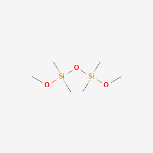 molecular formula C6H18O3Si2 B101918 Tetramethyl-1,3-dimethoxydisiloxane CAS No. 18187-24-1