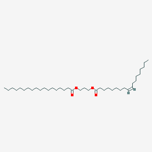 molecular formula C39H74O4 B101920 Oleic acid, 3-hydroxypropyl ester stearate CAS No. 17367-45-2