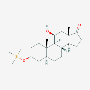 5alpha-Androstan-17-one, 11beta-hydroxy-3alpha-(trimethylsiloxy)-