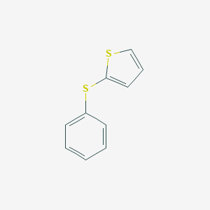 molecular formula C10H8S2 B101937 2-(Phenylthio)thiophene CAS No. 16718-12-0