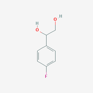 molecular formula C8H9FO2 B101944 1-(4-fluorophenyl)ethane-1,2-diol CAS No. 17951-22-3