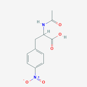 molecular formula C11H12N2O5 B101948 N-acetyl-4-nitrophenylalanine CAS No. 17363-92-7