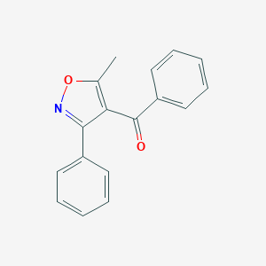 molecular formula C17H13NO2 B101953 (5-Methyl-3-phenylisoxazol-4-yl)(phenyl)methanone CAS No. 14677-93-1