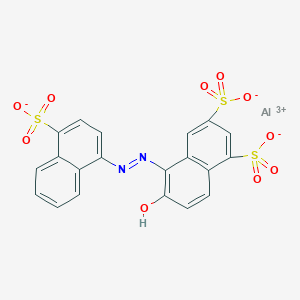 molecular formula C20H14AlN2O10S3 B101960 Einecs 240-008-3 CAS No. 15876-47-8