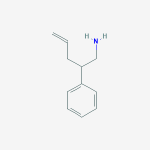 molecular formula C11H15N B101972 2-Phenylpent-4-en-1-amine CAS No. 17214-44-7