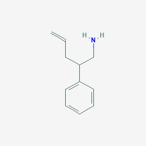molecular formula C11H15N B101972 2-Phenyl-4-pentene-1-amine CAS No. 17214-44-7