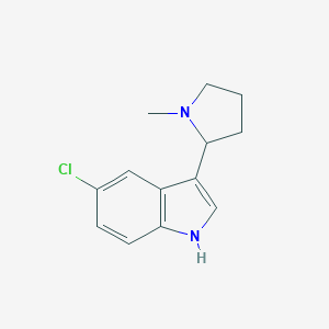 5-chloro-3-(1-methylpyrrolidin-2-yl)-1H-indole