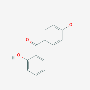 molecular formula C14H12O3 B101979 Benzophenone, 2-hydroxy-4'-methoxy- CAS No. 18733-07-8