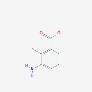 molecular formula C9H11NO2 B101988 Methyl 3-amino-2-methylbenzoate CAS No. 18583-89-6