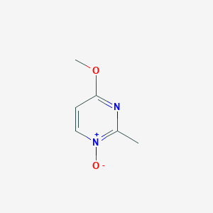 molecular formula C6H8N2O2 B101993 4-Methoxy-2-methylpyrimidine 1-oxide CAS No. 17759-07-8