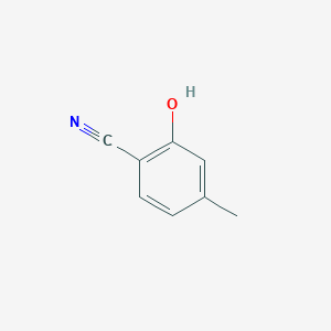 molecular formula C8H7NO B101994 2-Hydroxy-4-methylbenzonitrile CAS No. 18495-14-2