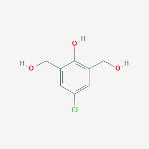 molecular formula C8H9ClO3 B101995 4-氯-2,6-双(羟甲基)苯酚 CAS No. 17026-49-2