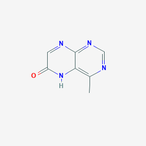 molecular formula C7H6N4O B101999 4-methyl-5H-pteridin-6-one CAS No. 16041-28-4