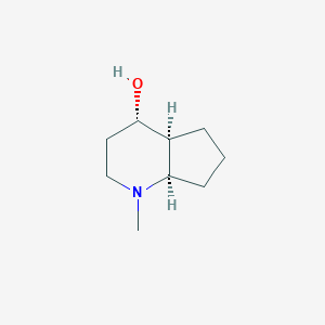 (4S,4As,7aR)-1-methyl-2,3,4,4a,5,6,7,7a-octahydrocyclopenta[b]pyridin-4-ol