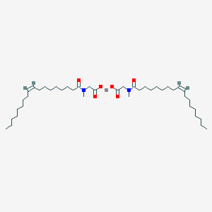 molecular formula C42H76CaN2O6 B102010 N-oleoylsarcosine acid calcium salt CAS No. 16026-16-7