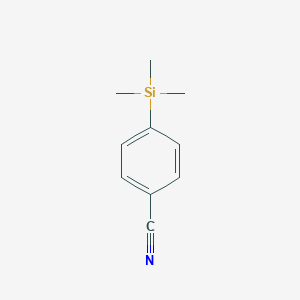 molecular formula C10H13NSi B102011 4-(Trimethylsilyl)benzonitrile CAS No. 17921-68-5