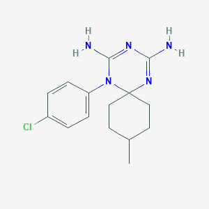 molecular formula C15H20ClN5 B102013 Spirazine CAS No. 15599-44-7