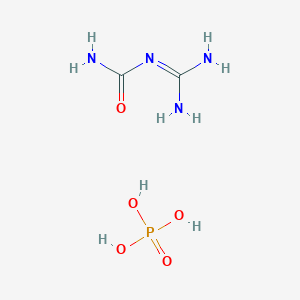molecular formula C2H9N4O5P B102014 Guanylurea phosphate CAS No. 17675-60-4