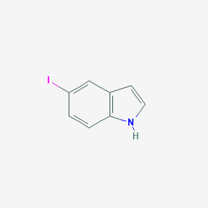 molecular formula C8H6IN B102021 5-碘-1H-吲哚 CAS No. 16066-91-4