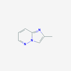molecular formula C7H7N3 B102022 2-Methylimidazo[1,2-b]pyridazine CAS No. 17412-37-2
