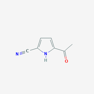 5-acetyl-1H-pyrrole-2-carbonitrile