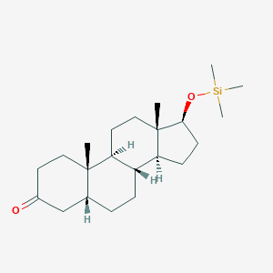 5beta-Androstan-3-one, 17beta-(trimethylsiloxy)-