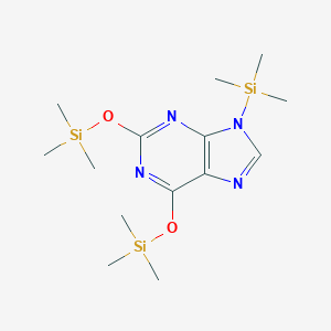 9-(Trimethylsilyl)-2,6-bis[(trimethylsilyl)oxy]-9H-purine