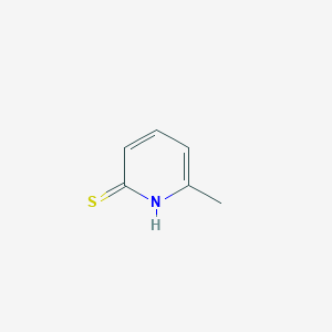 molecular formula C6H7NS B102050 2-Mercapto-6-methylpyridine CAS No. 18368-57-5