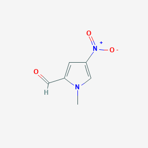 molecular formula C6H6N2O3 B102052 1-Methyl-4-nitro-1H-pyrrole-2-carbaldehyde CAS No. 18711-27-8