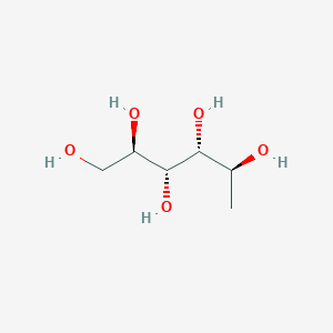 molecular formula C6H14O5 B102057 1-去氧-D-葡萄糖醇 CAS No. 18545-96-5