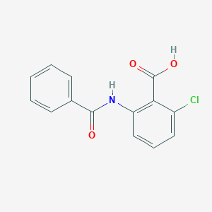 molecular formula C14H10ClNO3 B102065 2-(Benzoylamino)-6-chlorobenzoic acid CAS No. 19407-43-3