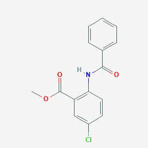 molecular formula C15H12ClNO3 B010207 Methyl 2-benzamido-5-chlorobenzoate CAS No. 100865-38-1