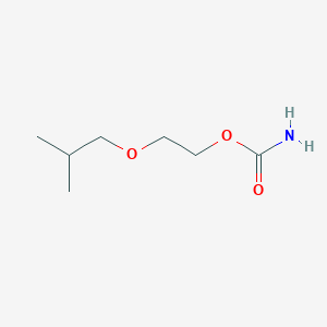 molecular formula C7H15NO3 B102073 2-(2-Methylpropoxy)ethyl carbamate CAS No. 16006-09-0
