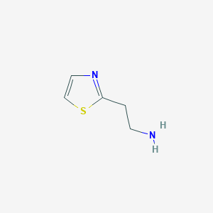 molecular formula C5H8N2S B102076 2-(2-Aminoethyl)thiazole CAS No. 18453-07-1