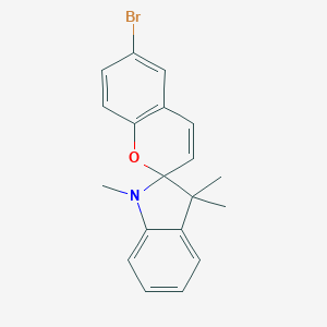 molecular formula C19H18BrNO B102090 1,3,3-三甲基吲哚啉-6'-溴苯并吡喃螺吡喃 CAS No. 16650-14-9