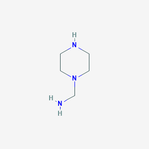 molecular formula C5H13N3 B102098 Piperazine-1-methylamine CAS No. 18190-85-7