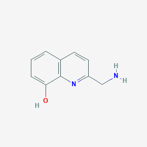 molecular formula C10H10N2O B102101 2-(Aminomethyl)quinolin-8-ol CAS No. 17018-81-4