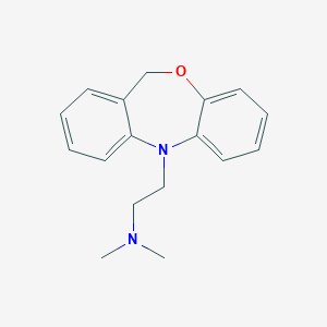 molecular formula C17H20N2O B102102 Dibenz[b,e][1,4]oxazepine-5(11H)-ethanamine, N,N-dimethyl- CAS No. 16882-89-6